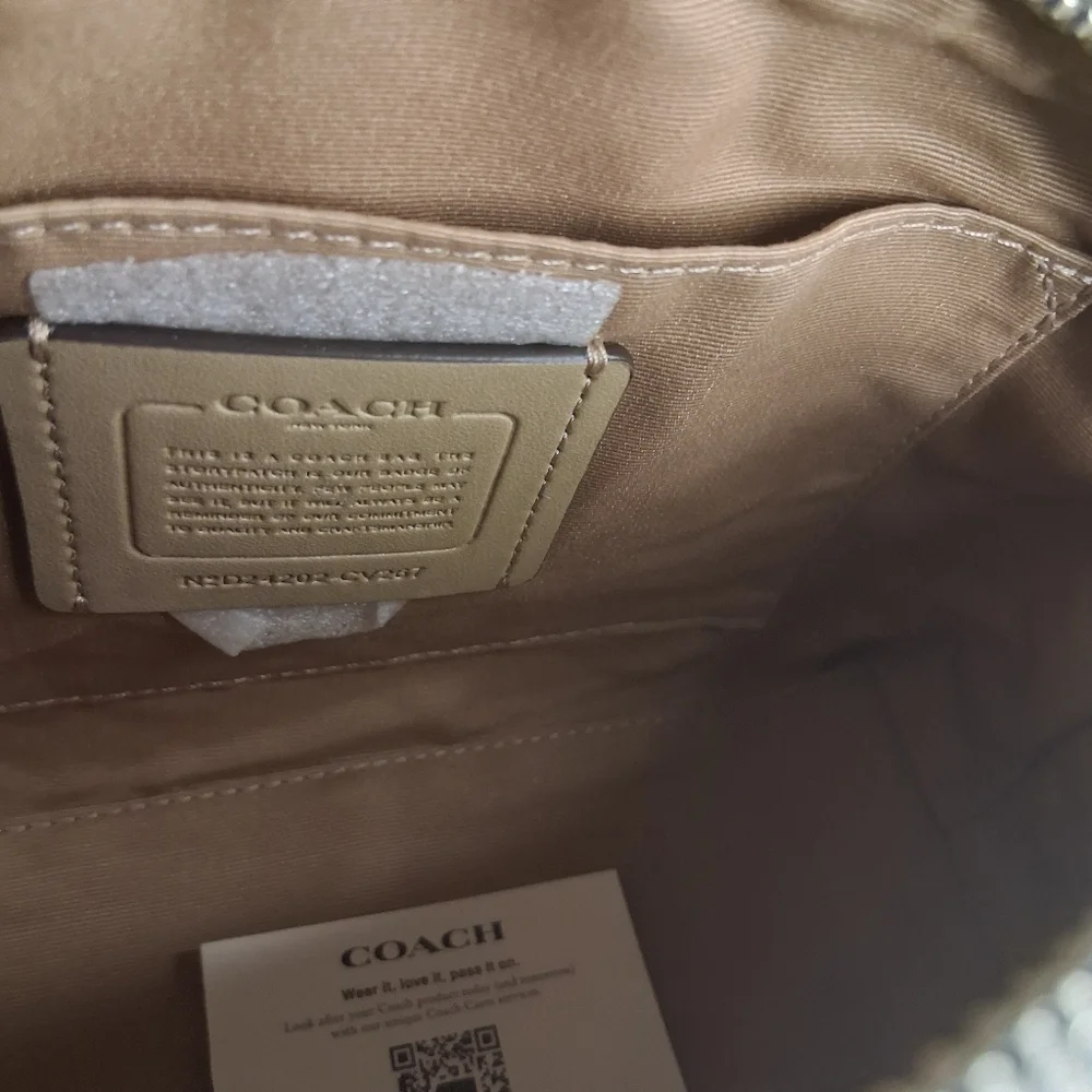 Coach Cream Snail Print Women's Bag
